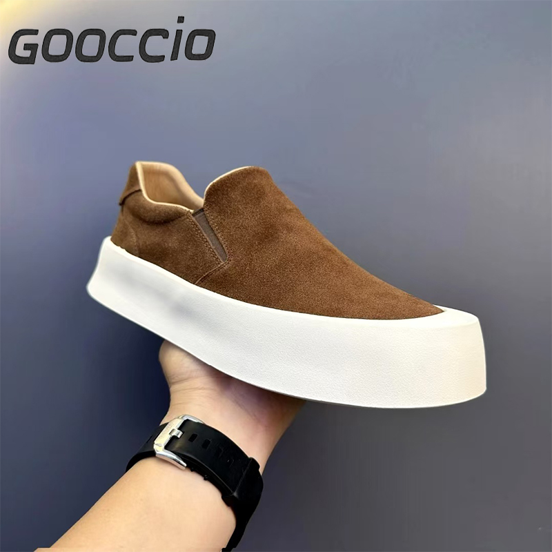 BC181 Suede Cowhide Sneakers/Casual Shoes/Loafers For Men  GOOCCIO  