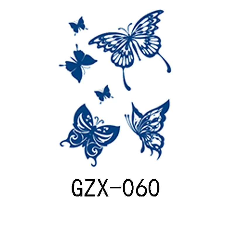 Herbal Semi-Permanent Tattoo Sticker Net Red Tattoo Sticker Waterproof Sweat Lasting Herbal Tattoo Sticker