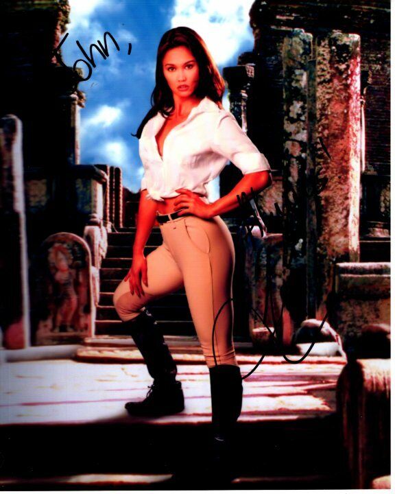 TIA CARRERE Autographed Signed RELIC HUNTER SYDNEY FOX Photo Poster paintinggraph - To John