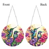 DIY Crystal Diamond Painting Double Sided Effect  Hummingbird Pendant Home Garden Hanging Kit