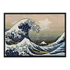 (US Local)Kanagawa Wave-14CT Stamped Cross Stitch Kit(60x44cm)