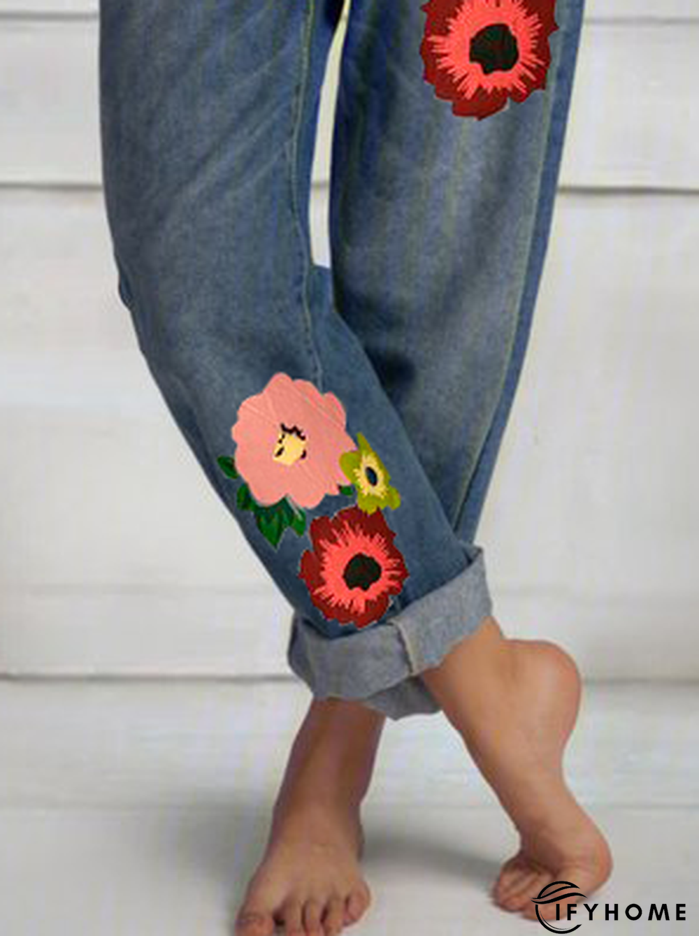Casual Printed Denim Denim&jeans | IFYHOME