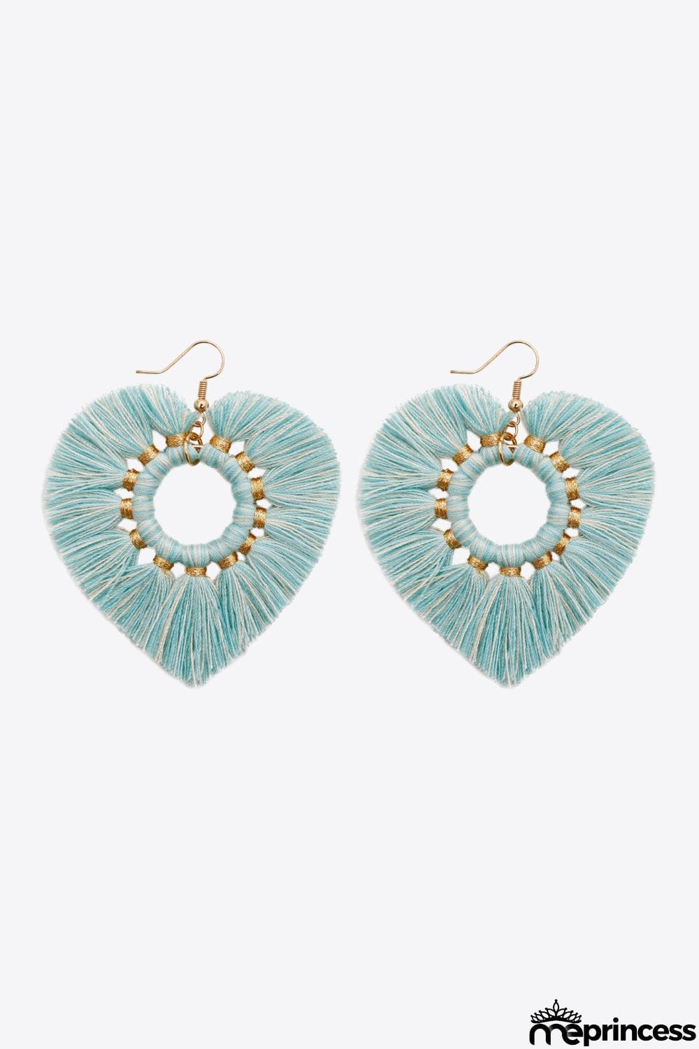 Random 4-Pair Fringe Heart Dangle Earrings