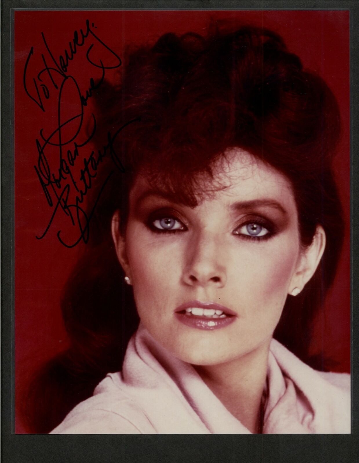 Morgan Brittany - Signed Autograph Color 8x10 Photo Poster painting - Dallas