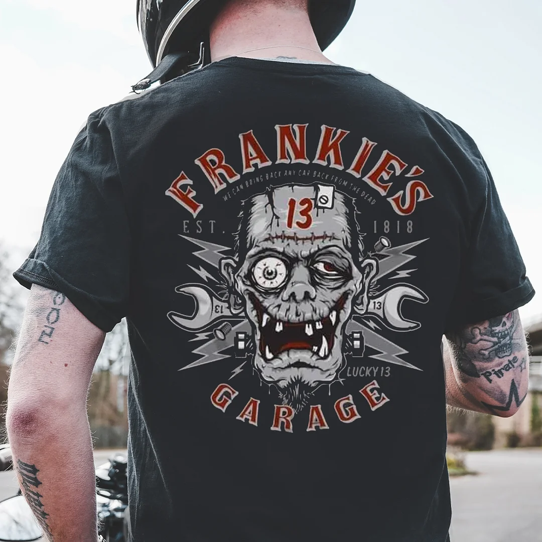 FRANKIE'S GARAGE Print Men's T-shirt