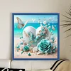 (Counted/Stamped)Butterfly Heart Flower-11CT Cross Stitch 40*40cm