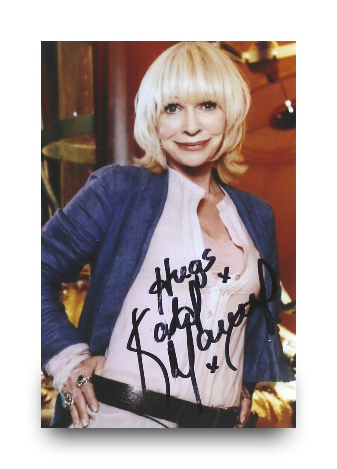 Katy Manning Signed 6x4 Photo Poster painting Doctor Dr Who Jo Grant Autograph Memorabilia + COA