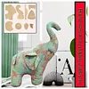 Lovely Elephant Decor Template- With Instructions