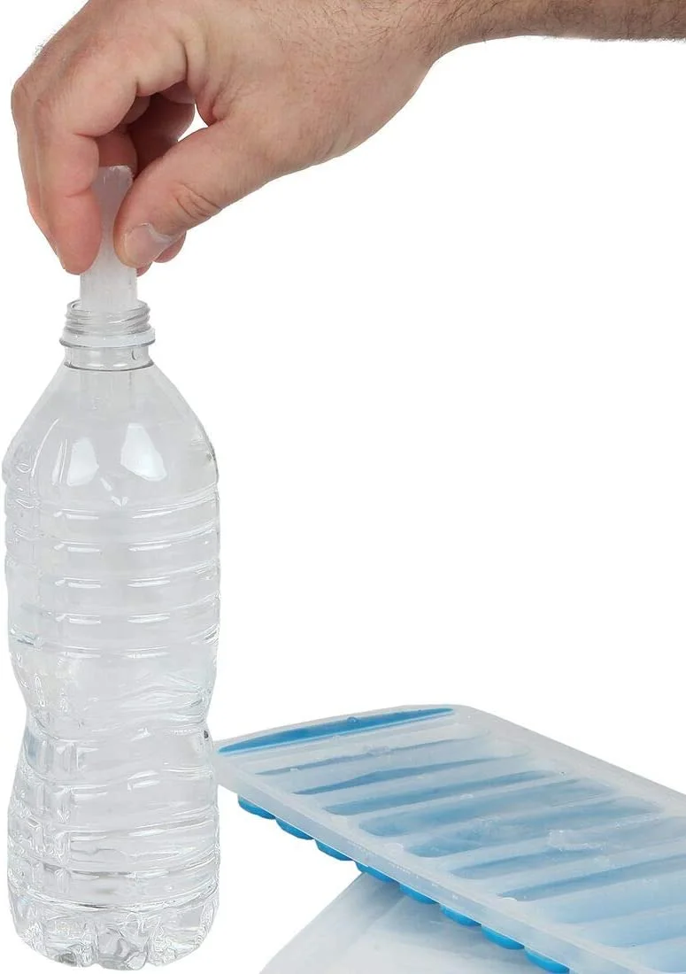 Silicone Narrow Ice Stick Cube Trays with Easy Push and Pop Out Material