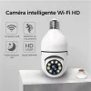Cam&eacute;ra de s&eacute;curit&eacute; wifi sans fil avec ampoule