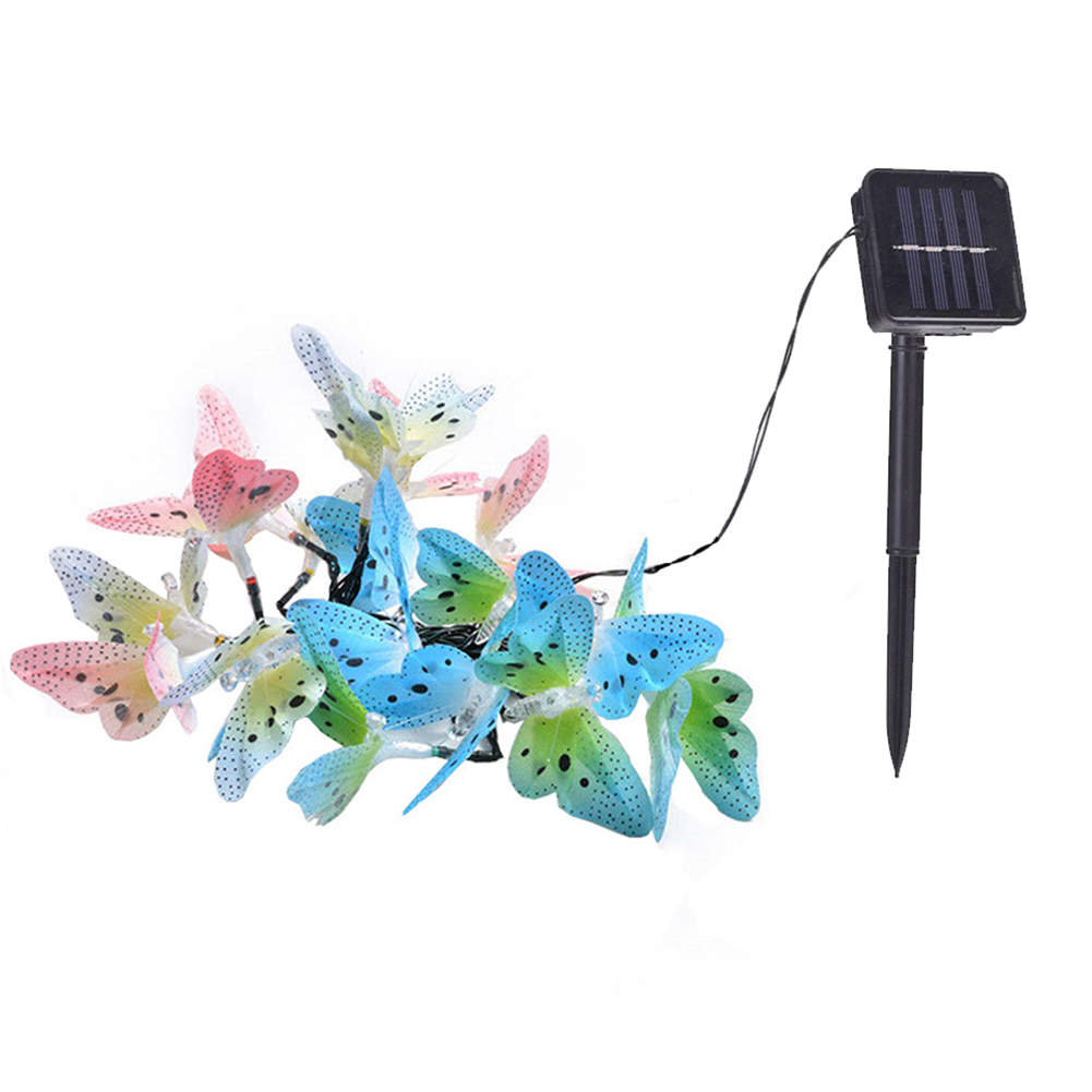

Solar Butterfly String Waterproof Fiber Optic-String Light, 501 Original