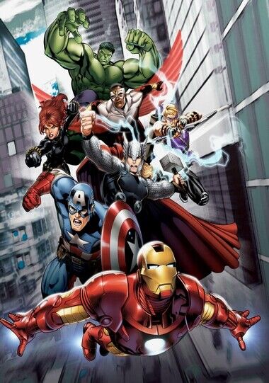 AVENGERS POSTER - ANIMATED PROMO - GLOSS Photo Poster painting INSERT -  POST