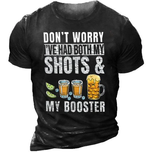 Don'T Worry My Shots And Boosters Funny Vaccine T-Shirts