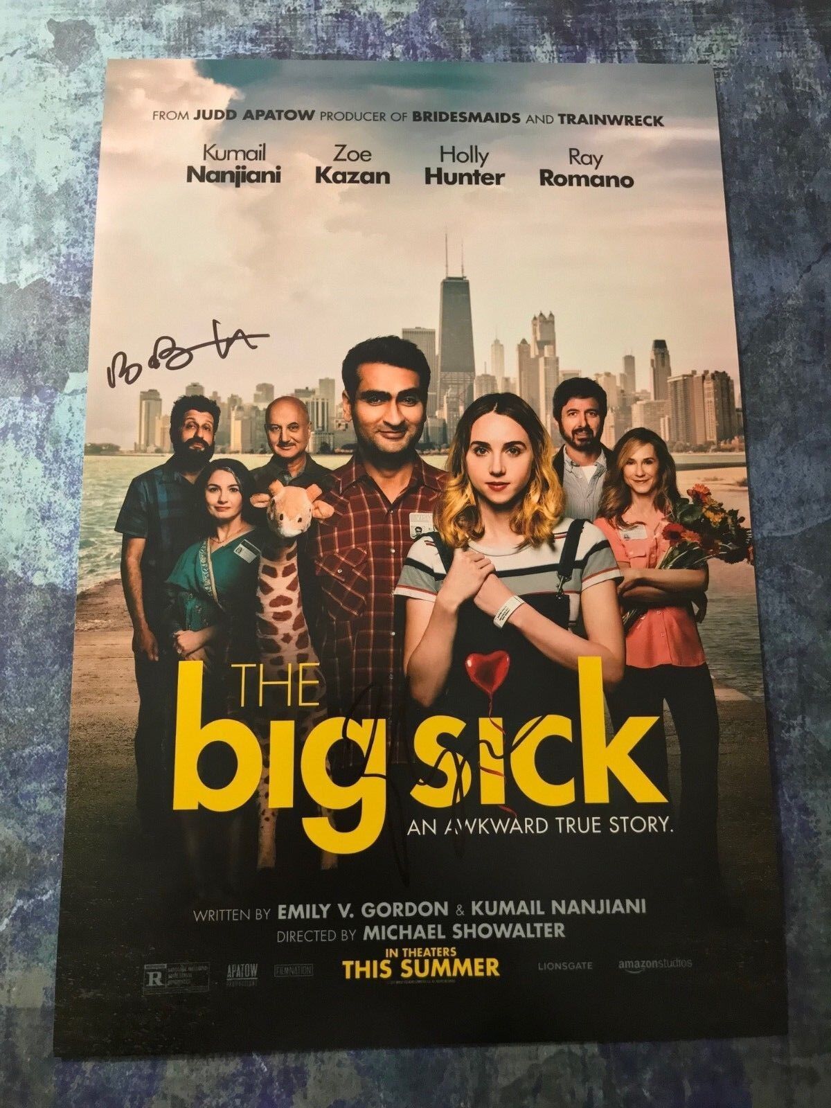 GFA Zoe Kazan & Bo Burnham * THE BIG SICK * Signed 12x18 Photo Poster painting Poster AD1 COA