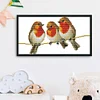 Flower Birds-14CT Stamped Cross Stitch Kit(19x34cm)