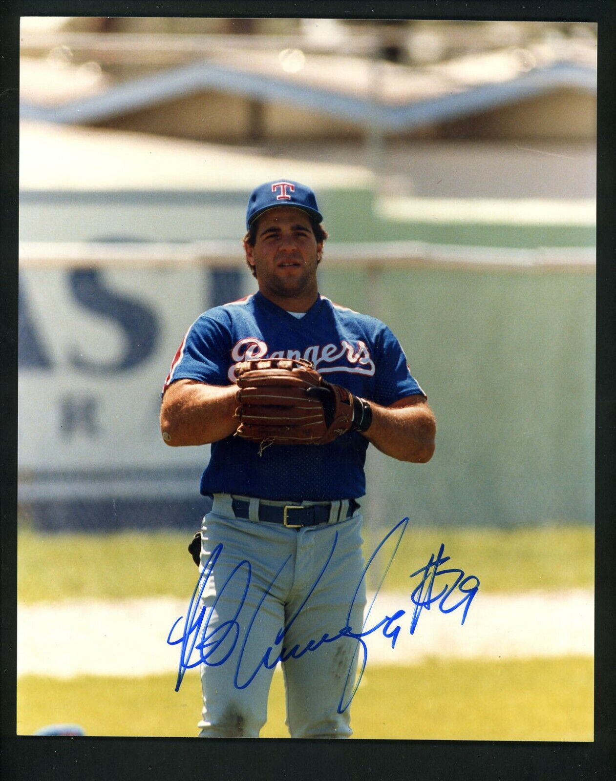 Pete Incaviglia Signed Autographed 8 x 10 Photo Poster painting Texas Rangers  SHIPPING