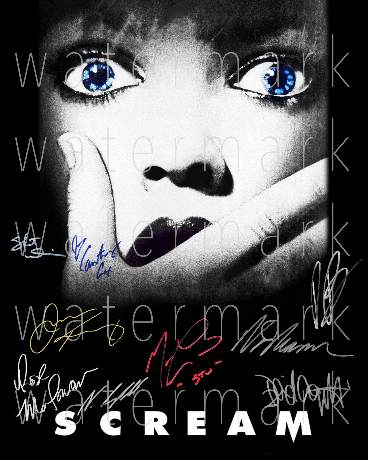 Scream signed 8X10 inch print Photo Poster painting poster picture autograph RP