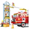 Feuerwehrauto Bausteinset 737 St&uuml;ck