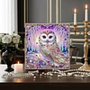 Framed Diamond Painting - Special Shaped - Owl (25x25cm)