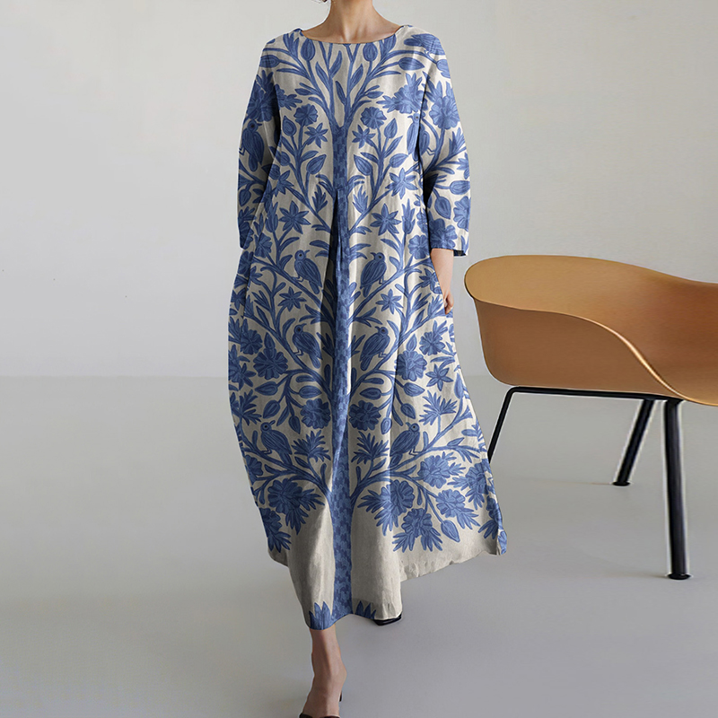 Tree Of Life Print Women'S Dress artswardrobe