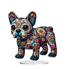 Diamond Painting Acrylic Dog Desktop Ornament Rhinestones Decorations for Adults
