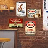 14pcs - Esso Gas Station Series - Vintage Metal Signs(8*12Inch)