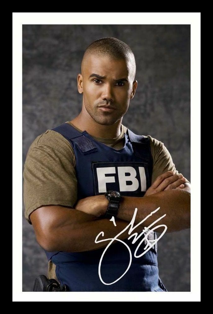 Shermar Moore - NCIS Autograph Signed & Framed Photo Poster painting