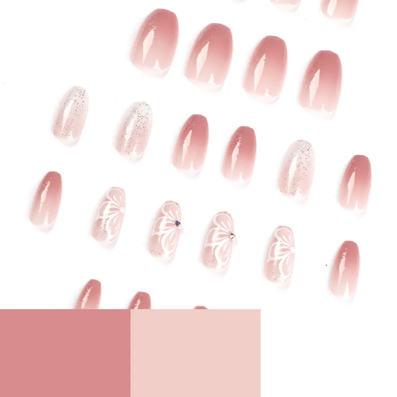 Churchf Transparent Nude Nail Polish Glue 2025 New Spring And Summer Net Red Popular Color Nail Salon Special Set Set