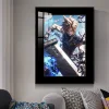 Holding Buster Sword Cloud Strife Decorative Painting - (FF7) Final Fantasy VII Decorative Painting - JuZi Studio