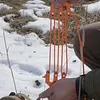 Game and Gear Hoist Block and Tackle Pulley System Plastic Compact Game Lifting Tool for Easy Game Hauling and Gear Management