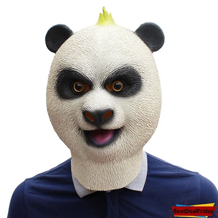 Halloween Panda Mask Halloween Animal Party Full Head Mask