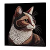 uk.everydayedeals DIY Pearl Painting With Frame - Handmade Self-Adhesive Pearls - Rich Cat(30*30cm)