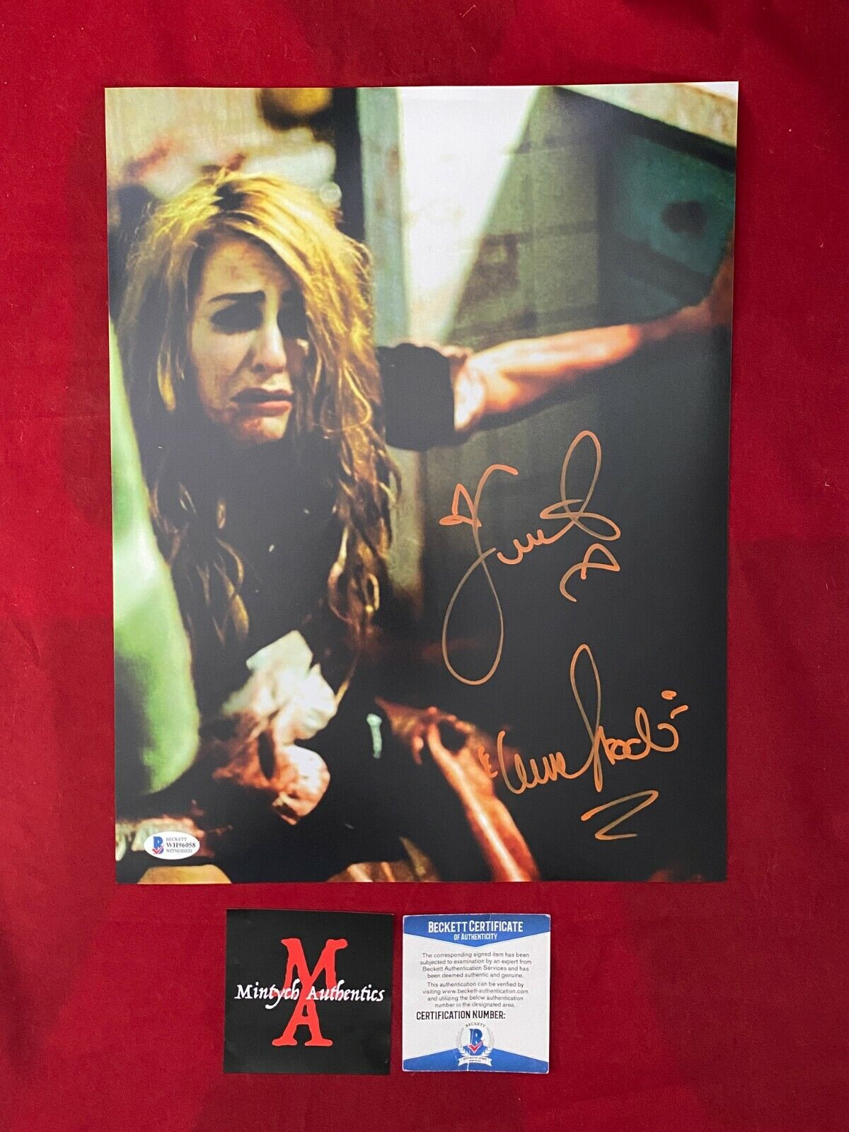 SCOUT TAYLOR-COMPTON SIGNED 11x14 Photo Poster painting! ROB ZOMBIE HALLOWEEN BECKETT COA!