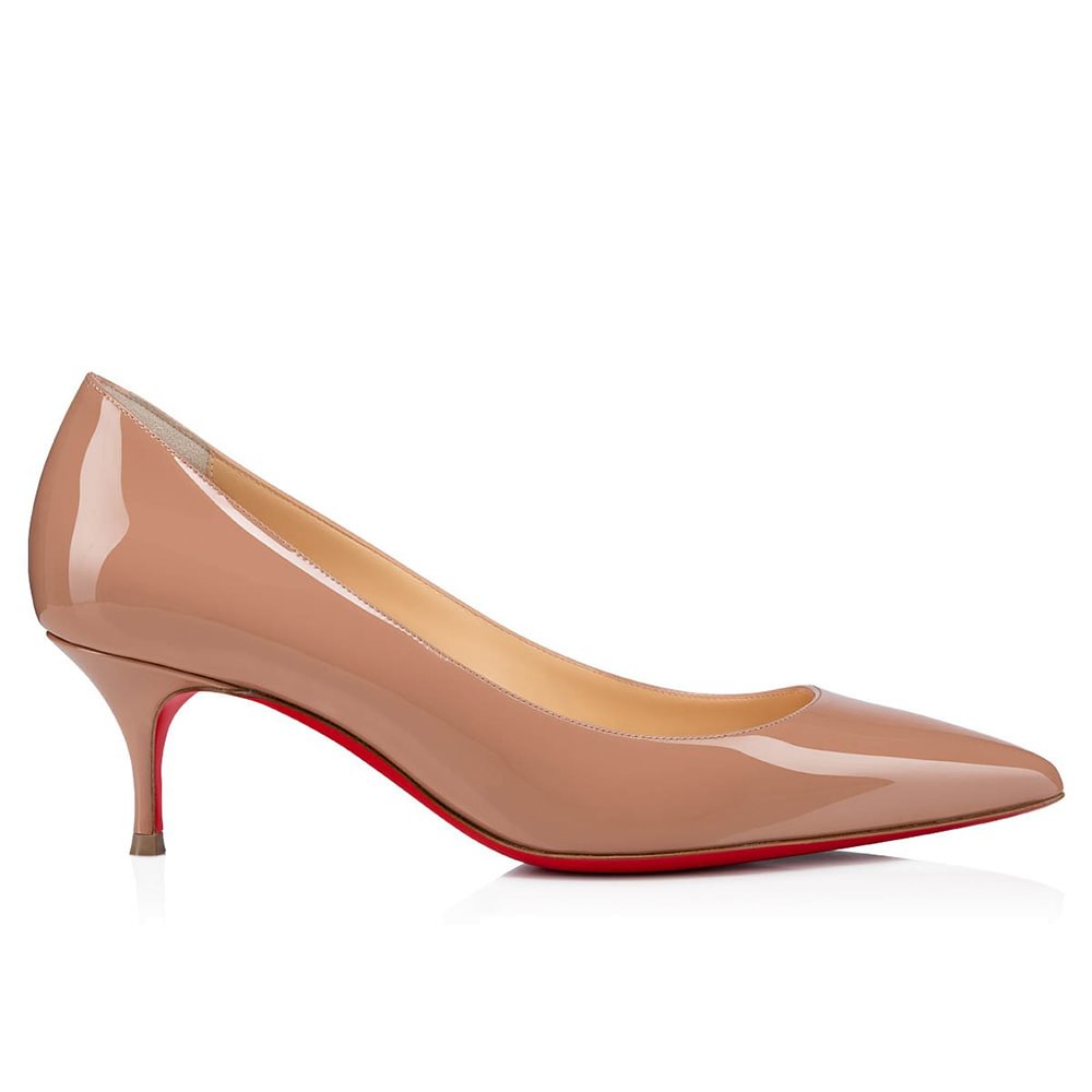 60mm Kitten Red Soles Summer Daily Pumps Patent-vocosishoes
