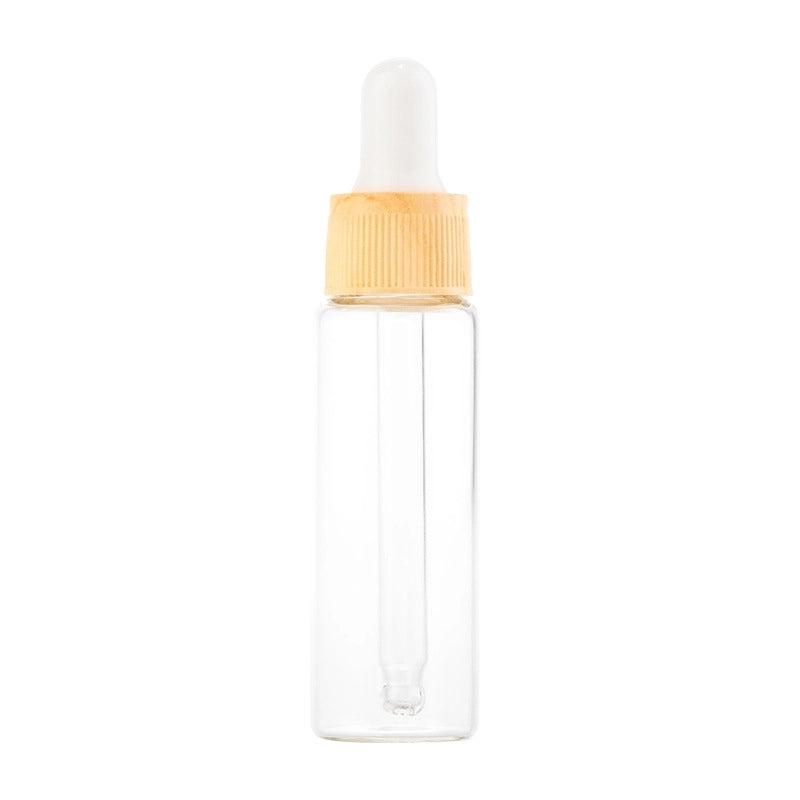 Wood Grain Glass Dropper Sub-bottling Sample Essential Oil Empty Bottle Foundation Cosmetic Travel Portable Bottle