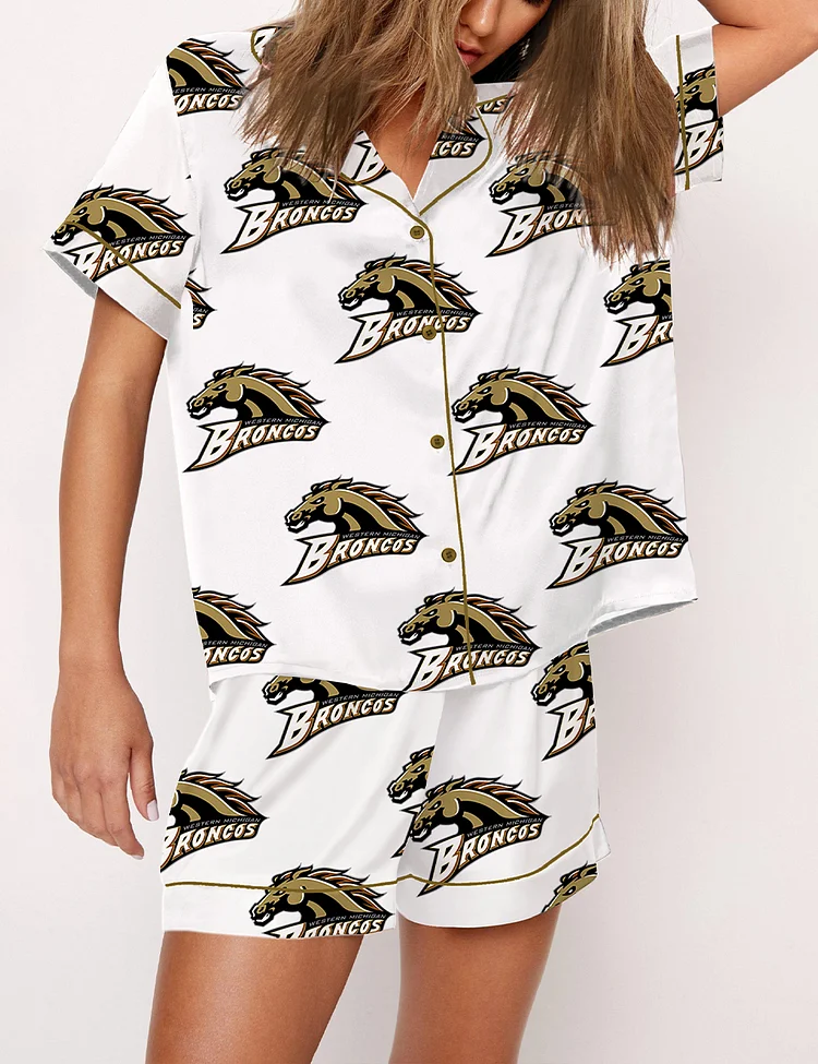 Women's Western Michigan Broncos Men's Ice Hockey 2025 Champions Pajama Set