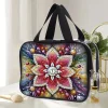 DIY Diamond Painting Portable Travel Makeup Bag Transparent PET Large Capacity Cosmetic Bag Kits