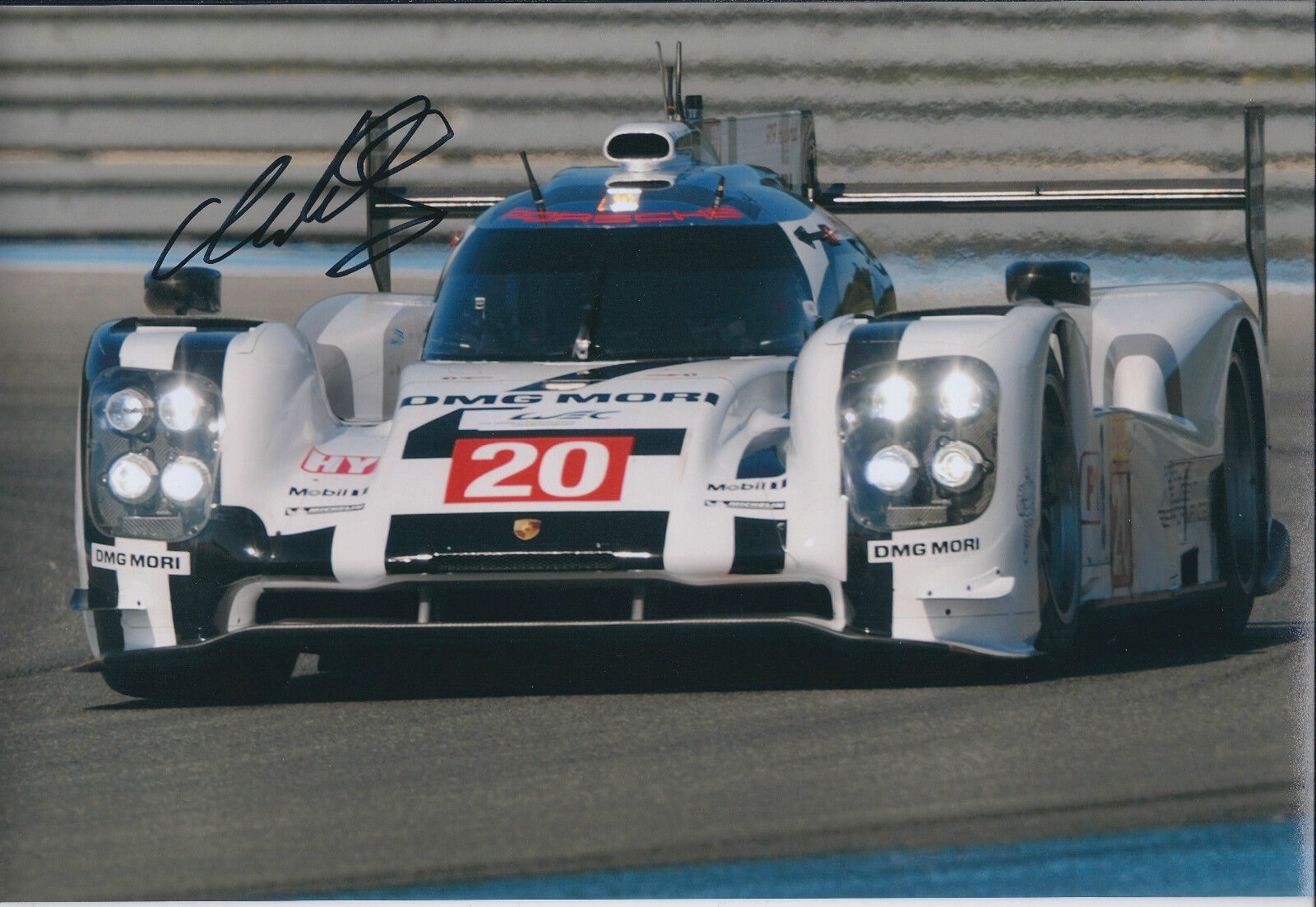 Mark WEBBER Signed Autograph Photo Poster painting AFTAL COA PORSCHE FIA World Endurance RARE