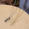 💕Collier pendentif et boucles d'oreilles pour couple &eacute;treignant