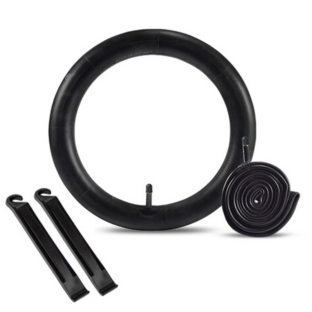 

2pcs Bike Inner Tubes Schrader Valve Mountain Bike Tubes with 3 Tire Levers, (2 inner tubes and 3 tool pe bags) 16x1.75/2.125 mouth, 501 Original