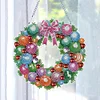DIY Special Shaped Drills Diamond Painting Flower Wreath Kit