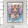 Diamond Painting-DIY Full Round Drill Tiger