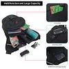 Motorcycle Drop Leg Bag Fanny Pack Breathable for Cycling Riding (Black)