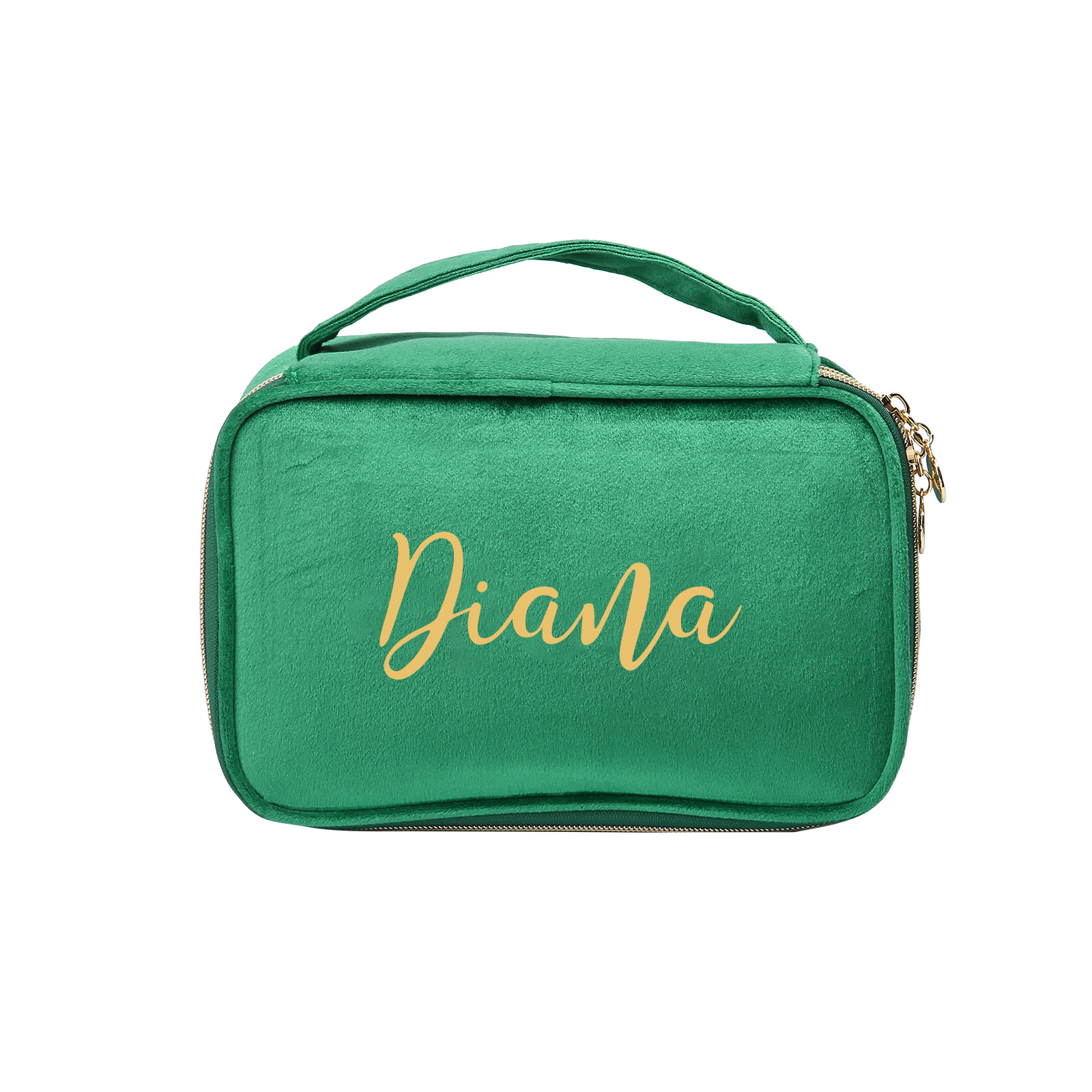 Trousse De Maquillage 1 Prénom Personnalisé Sac De Maquillage À Capacité Élevée Pour Femmes