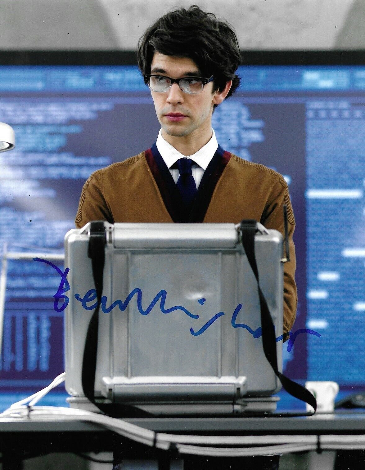 Ben Whishaw Signed Skyfall 10x8 Photo Poster painting AFTAL