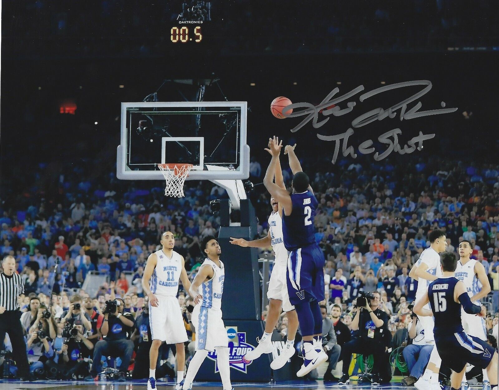 Autographed KRIS JENKINS Villanova University The Shot