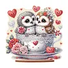 Diamond Painting Acrylic Owl in Cup Tabletop Home Decoration