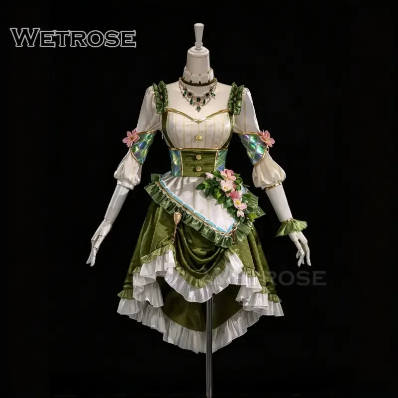 [Wetrose] Pre-Order Identity V Barmaid Demi Bourbon Lost in Bloom Dress Game Outfit Cosplay Costume 