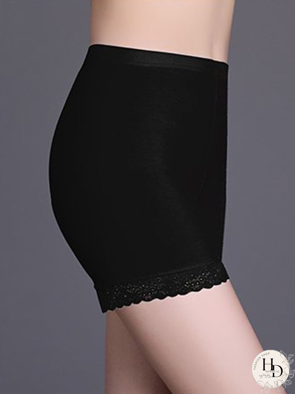 Stretch Lace Stitching Leggings Safety Shorts