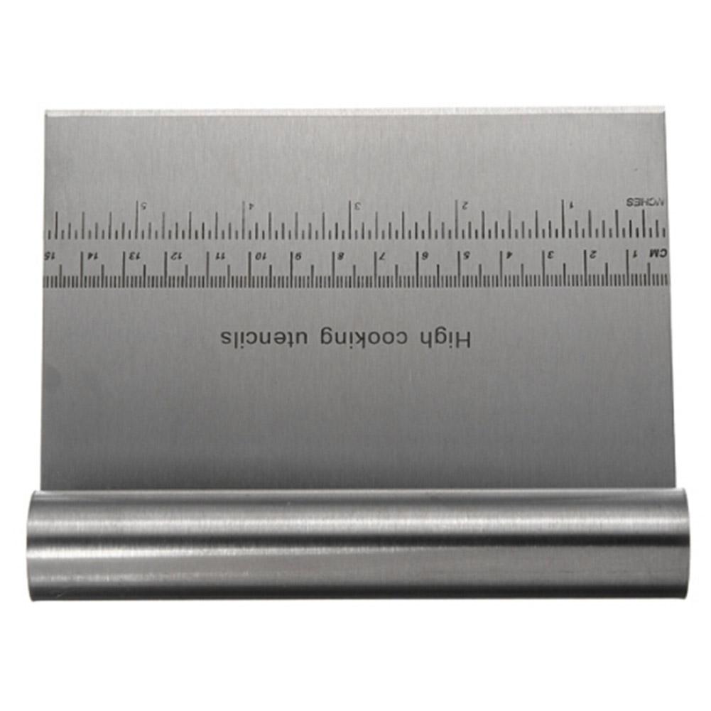

Stainless Steel Pizza Dough Scraper Cutter Kitchen Pastry Cake Tool Scale, 501 Original